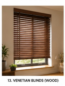 Wood venetian blinds style reference